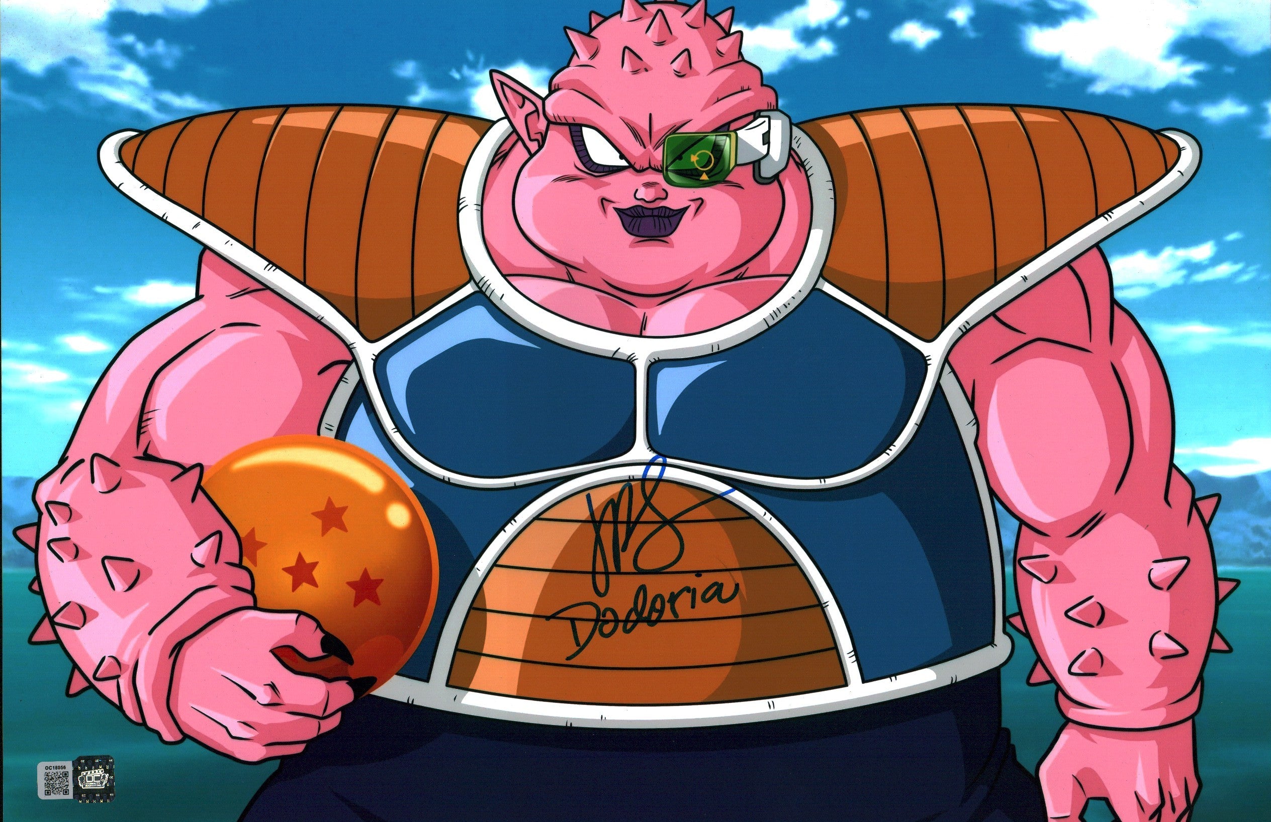 John Swasey Dragon Ball Z 11x17 Photo Poster OC Certified Autograph
