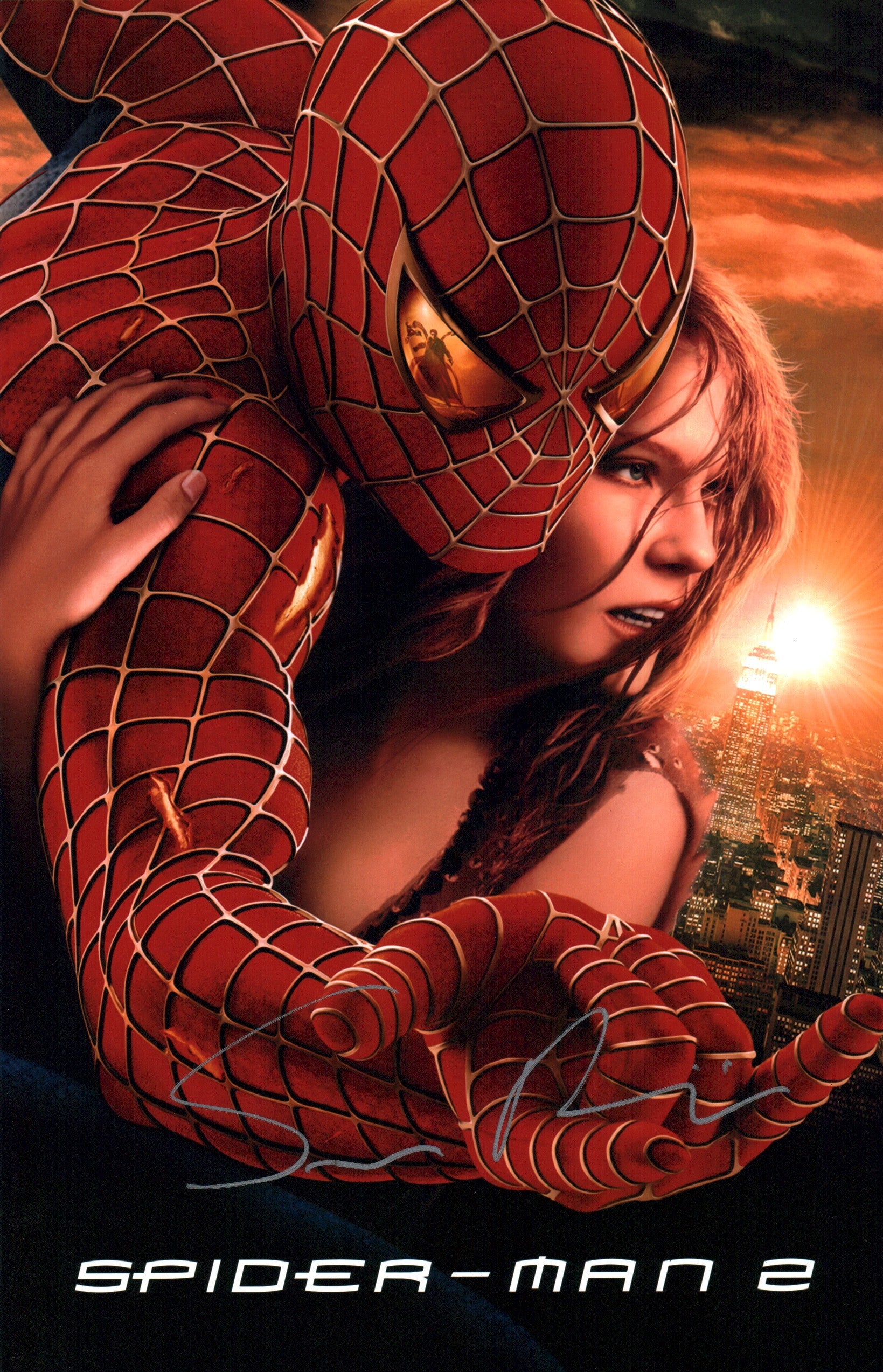 Sam Raimi Spider-Man 2 11x17 Signed Photo JSA Certified Autograph