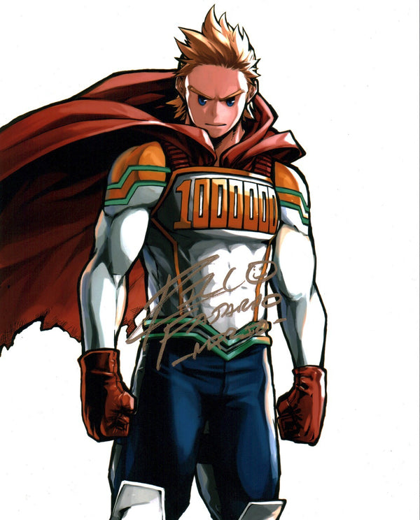 Ricco Fajardo My Hero Academia 8x10 Photo Signed JSA Certified Autograph