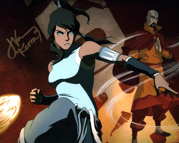 Janet Varney Legend of Korra 8x10 Signed Photo JSA Certified Autograph