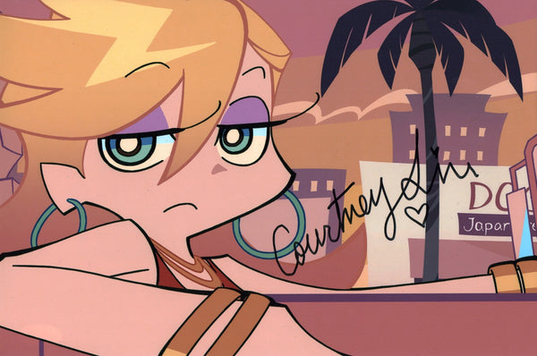 Courtney Lin New Panty & Stocking with Garterbelt 8x10 Photo Signed JSA Certified Autograph