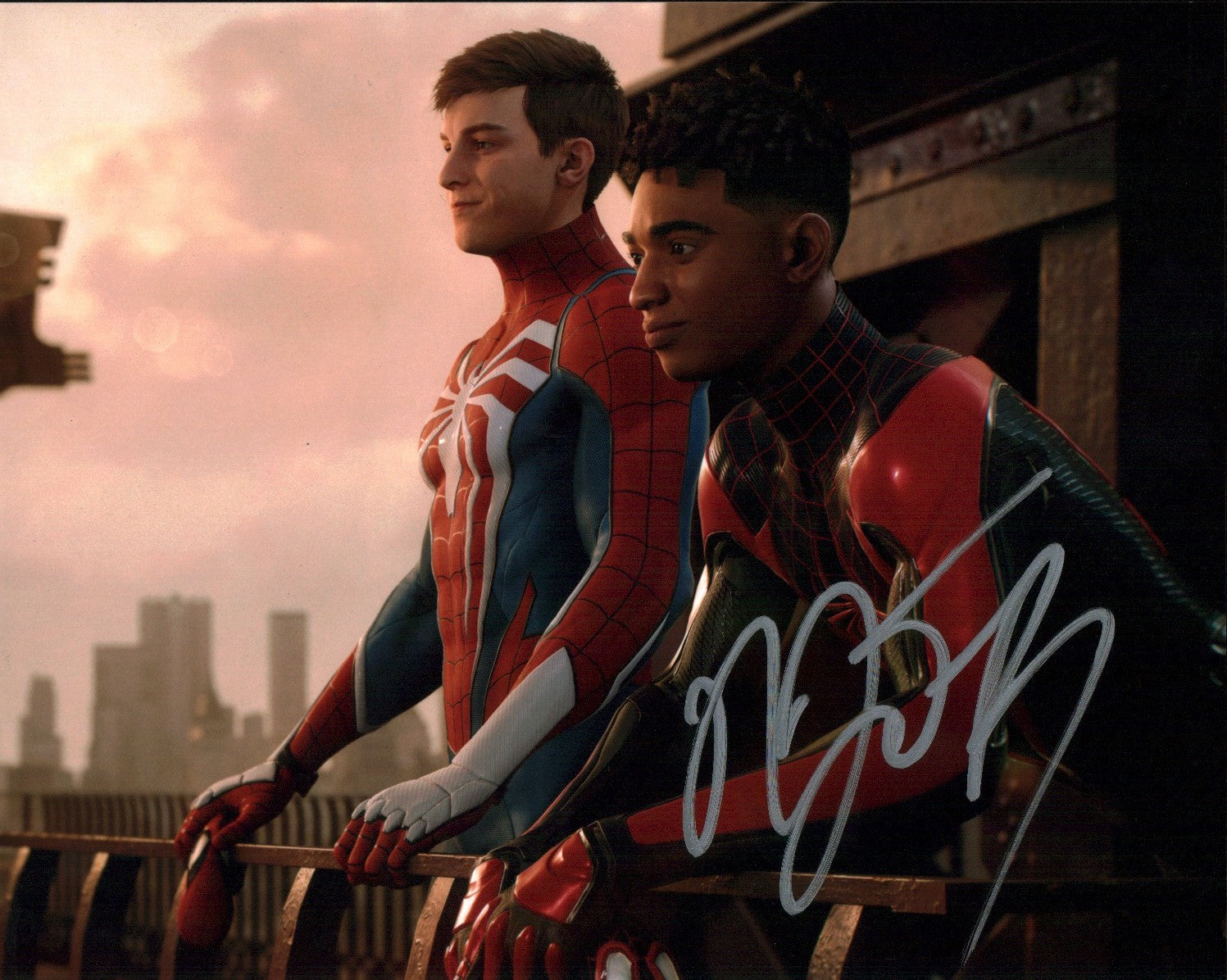 Nadji Jeter Spider-Man 8x10 Signed Photo JSA Certified Autograph