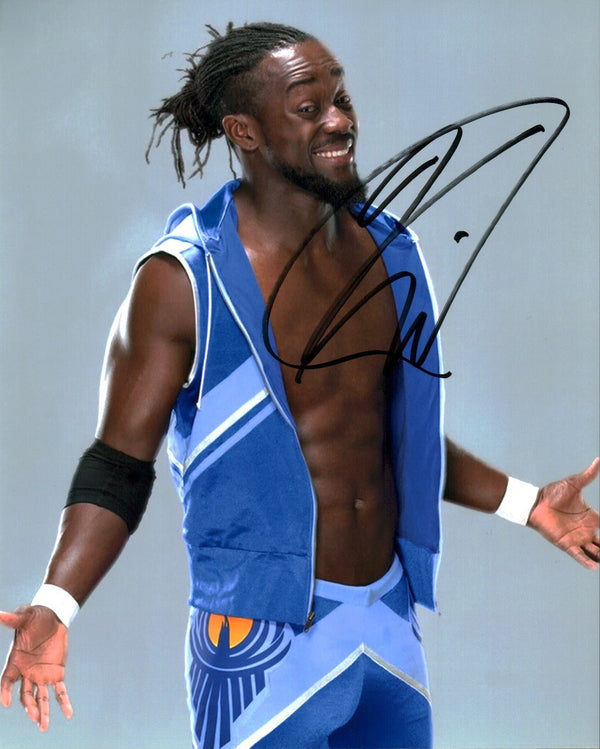 Kofi WWE Wrestling 8x10 Signed Photo JSA Certified Autograph