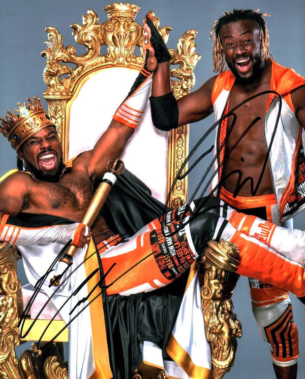 WWE Wrestling 8x10 Signed Photo Austin Creed, Kofi JSA Certified Autograph