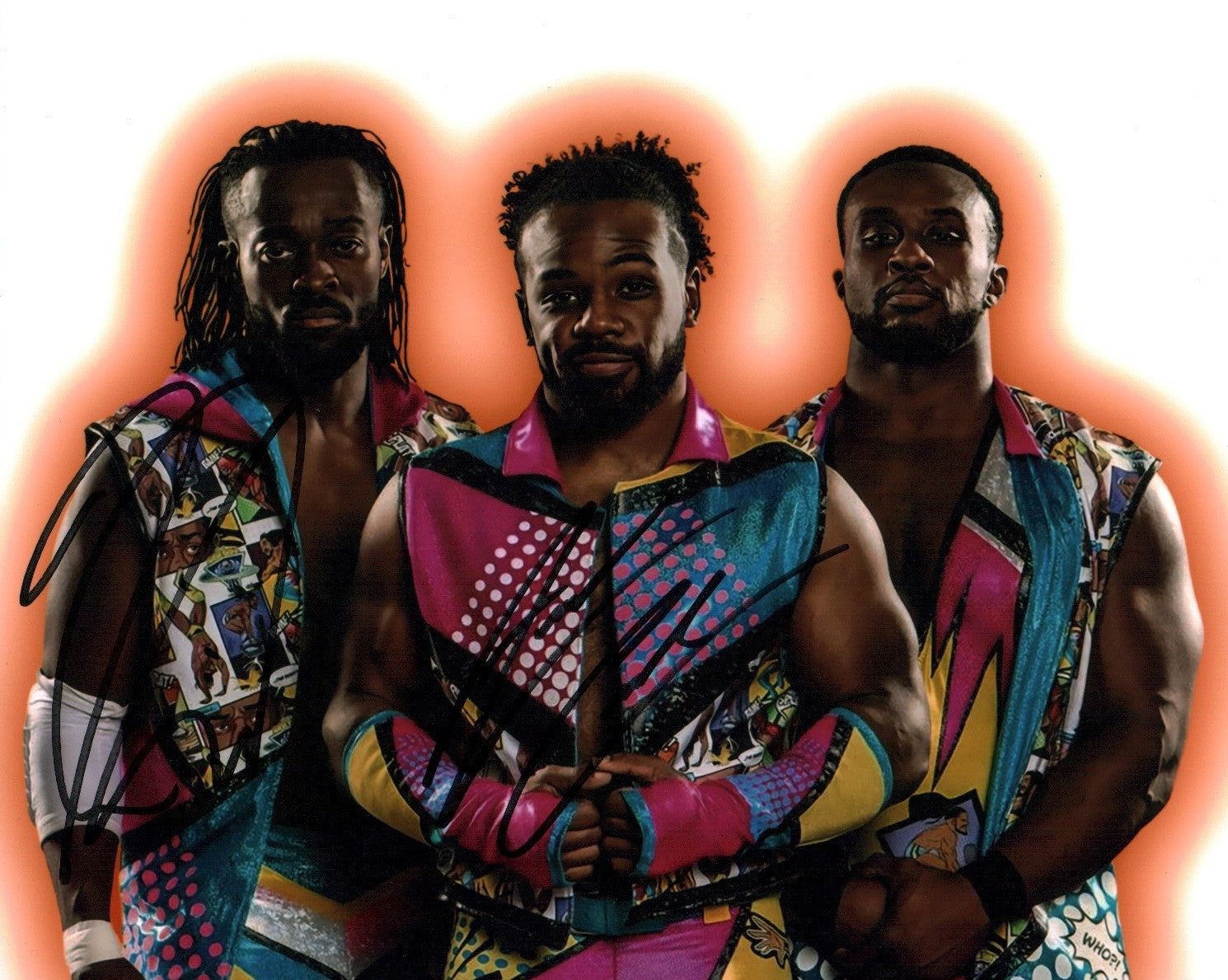 WWE Wrestling 8x10 Signed Photo Austin Creed, Kofi JSA Certified Autograph