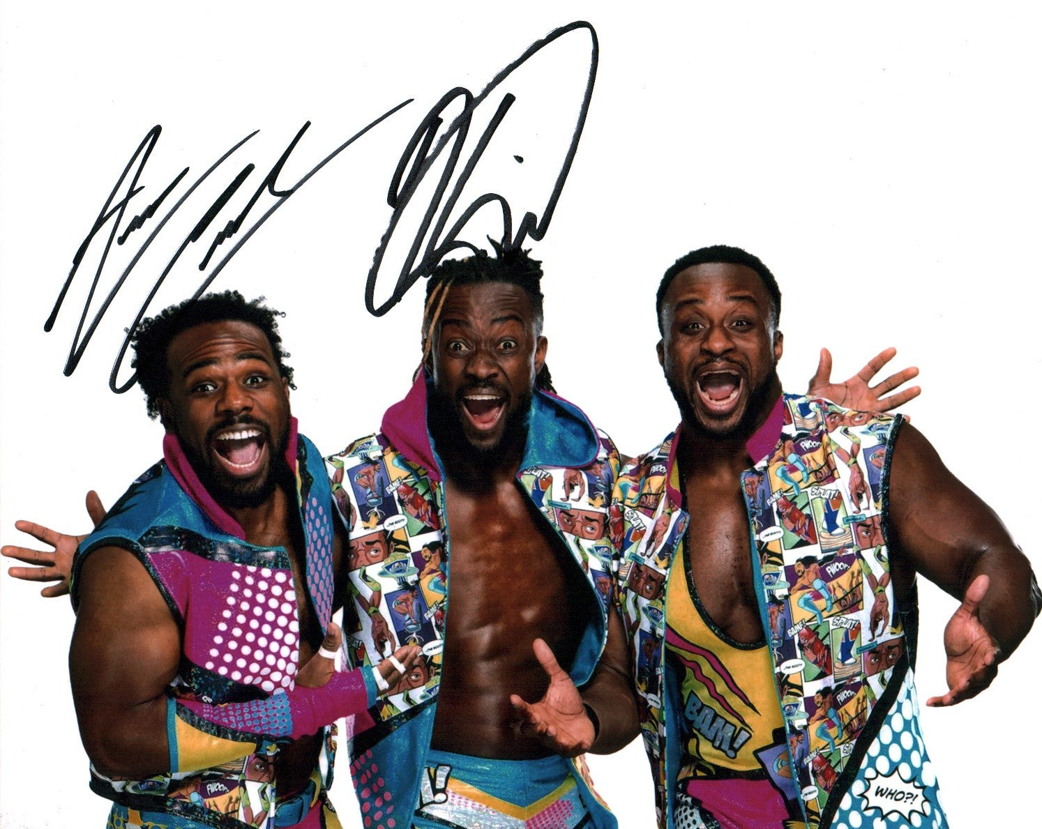 WWE Wrestling 8x10 Signed Photo Austin Creed, Kofi JSA Certified Autograph