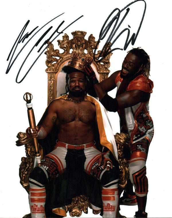 WWE Wrestling 8x10 Signed Photo Austin Creed, Kofi JSA Certified Autograph