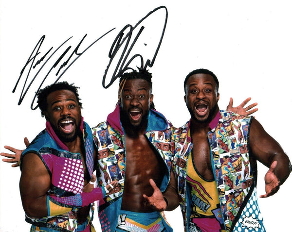 WWE Wrestling 8x10 Signed Photo Austin Creed, Kofi JSA Certified Autograph