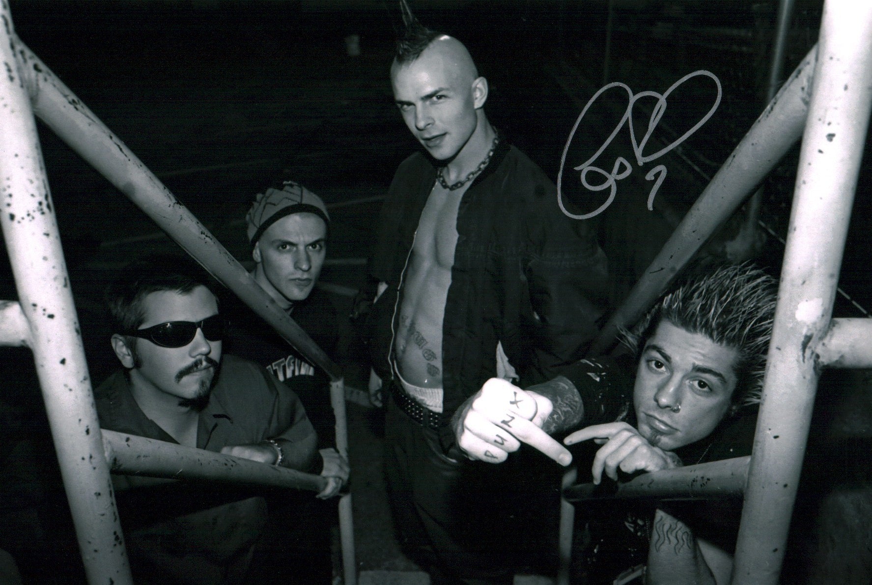 Lars Frederiksen Rancid 8x12 Signed Photo JSA Certified Autograph