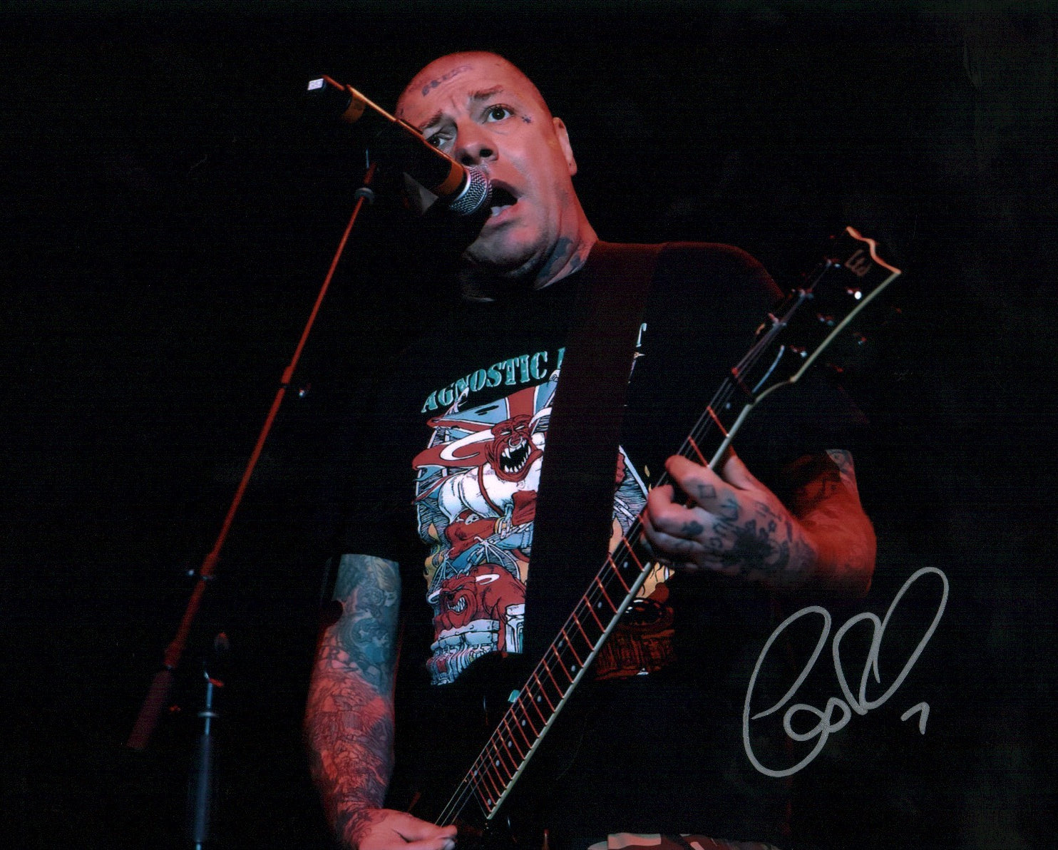 Lars Frederiksen Rancid 8x10 Signed Photo JSA Certified Autograph