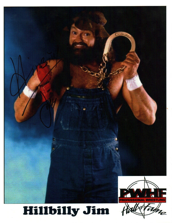 Hillbilly Jim WWE Wrestling 8x10 Signed Photo JSA Certified Autograph