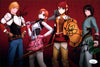 RWBY 8x12 Cast x4 Brown, Oum, Ireland, Luna Signed Photo JSA Certified Autograph