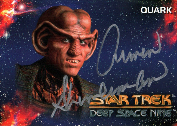 Armin Shimerman Star Trek: DS9 2.5x4 Trading Cards Signed JSA Certified Autograph