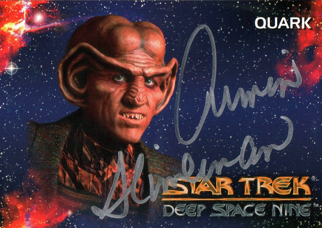 Armin Shimerman Star Trek: DS9 2.5x4 Trading Cards Signed JSA Certified Autograph