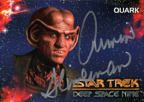 Armin Shimerman Star Trek: DS9 2.5x4 Trading Cards Signed JSA Certified Autograph