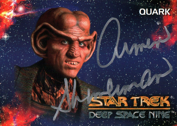 Armin Shimerman Star Trek: DS9 2.5x4 Trading Cards Signed JSA Certified Autograph