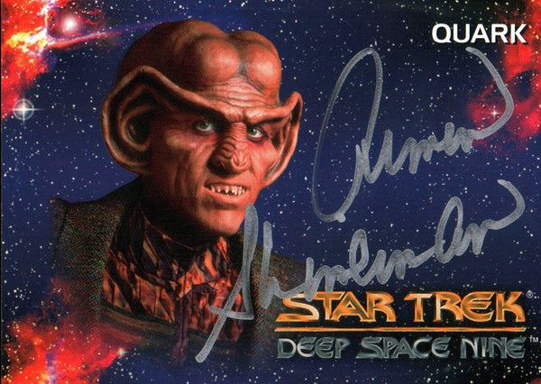 Armin Shimerman Star Trek: DS9 2.5x4 Trading Cards Signed JSA Certified Autograph