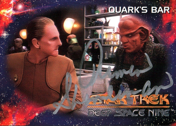 Armin Shimerman Star Trek: DS9 2.5x4 Trading Cards Signed JSA Certified Autograph