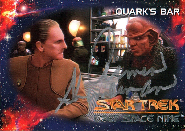 Armin Shimerman Star Trek: DS9 2.5x4 Trading Cards Signed JSA Certified Autograph