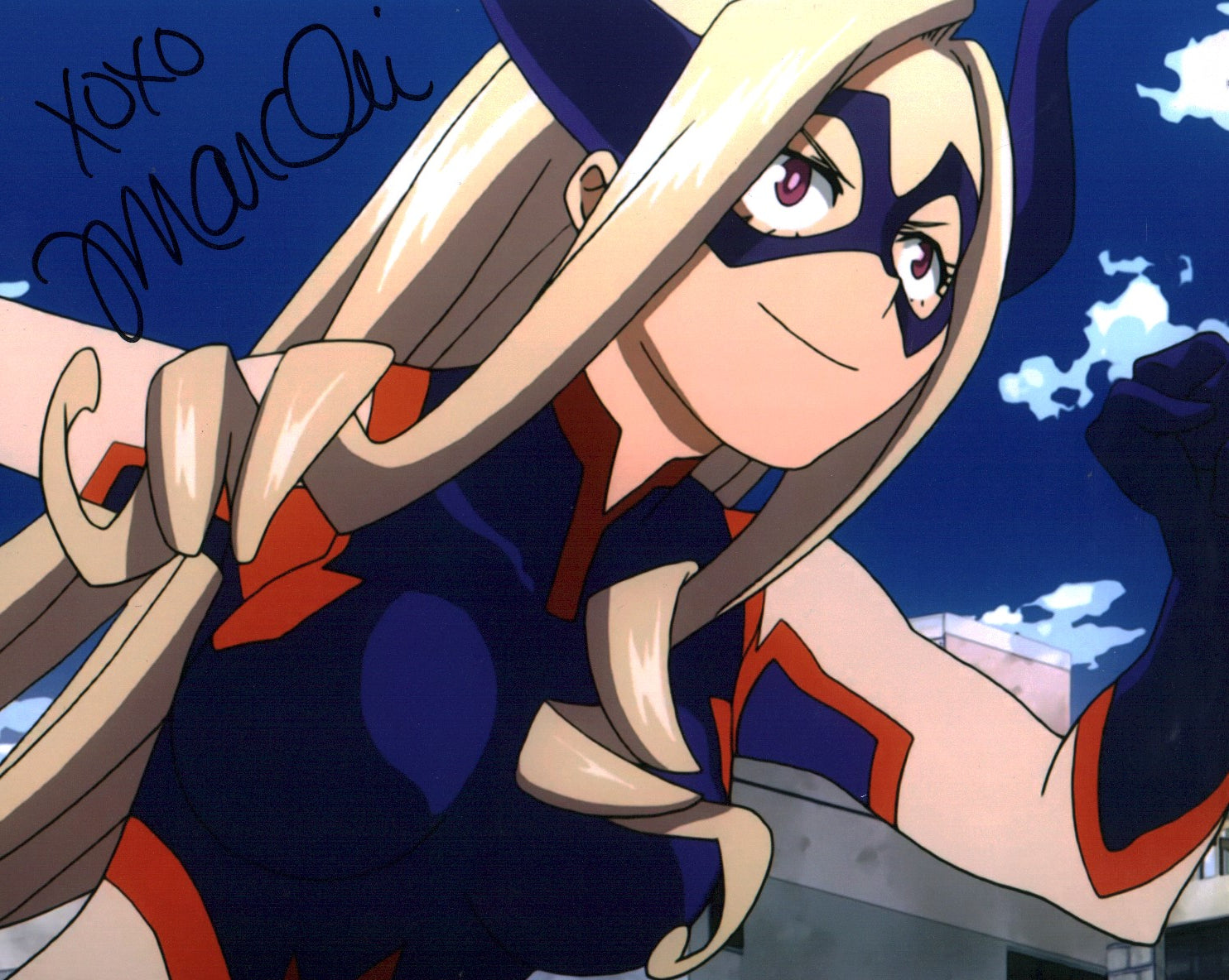 Jamie Marchi My Hero Academia 8x10 Photo Signed JSA Certified