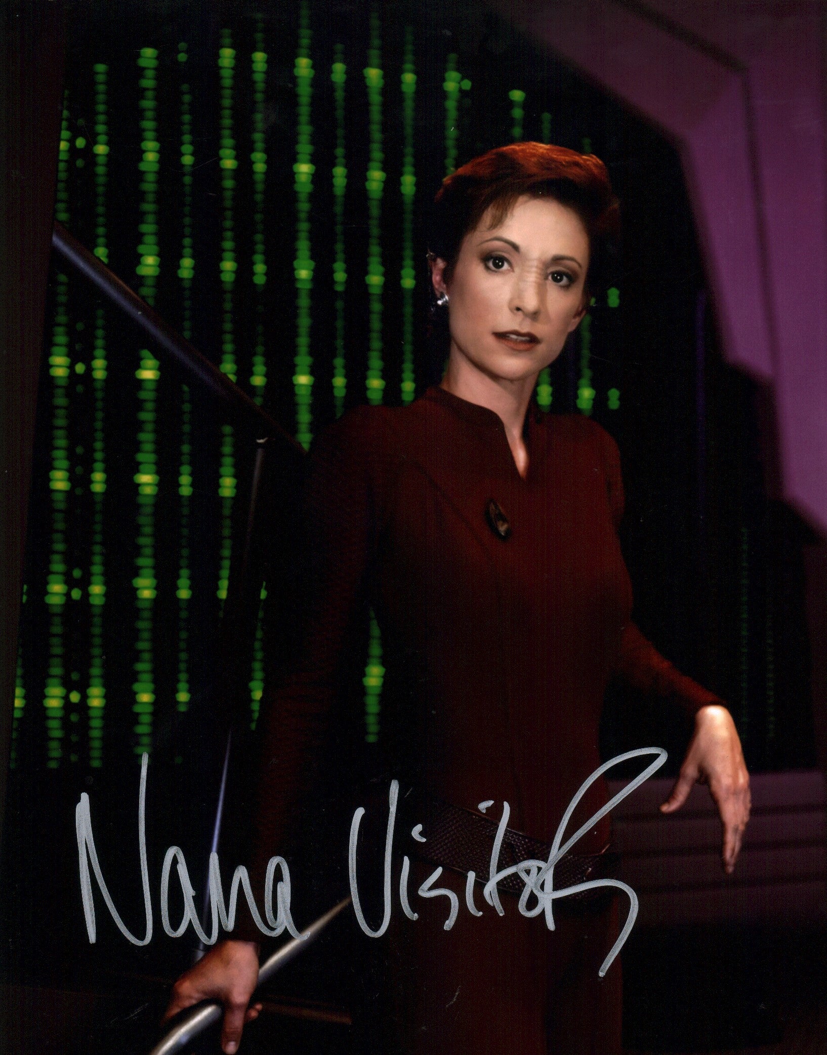 Nana Visitor Star Trek: DS9 11x14 Signed Photo Poster JSA Certified Autograph