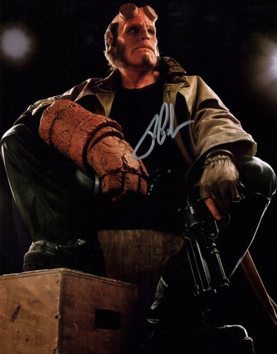 Ron Perlman Hellboy 11x14 Photo Poster JSA Certified Autograph