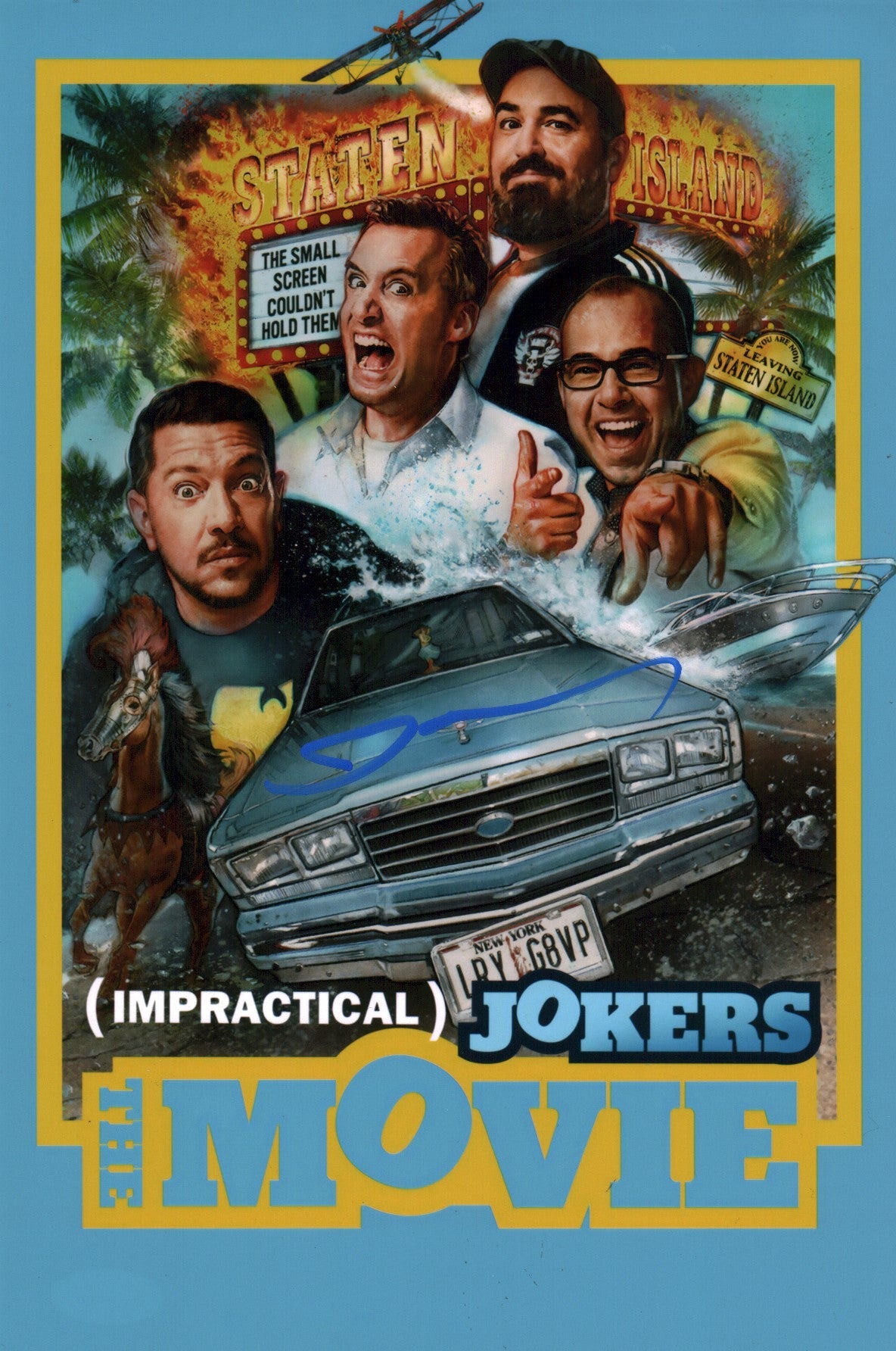 James Murray Impractical Jokers The Movie 11x17 Photo Poster Signed JSA Certified Autograph