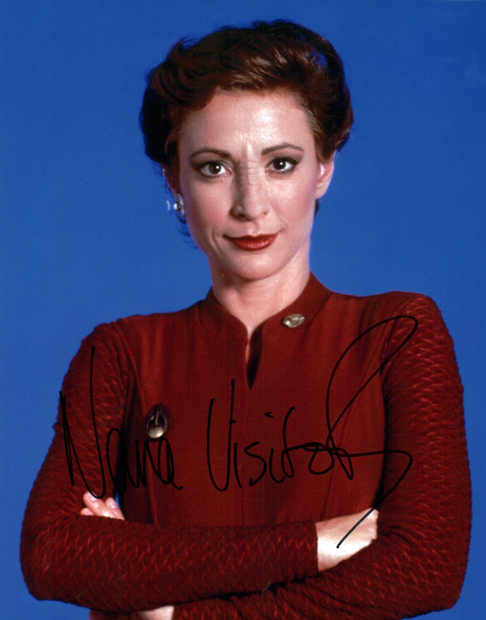 Nana Visitor Star Trek: DS9 11X14 Signed Photo Poster JSA Certified Autograph