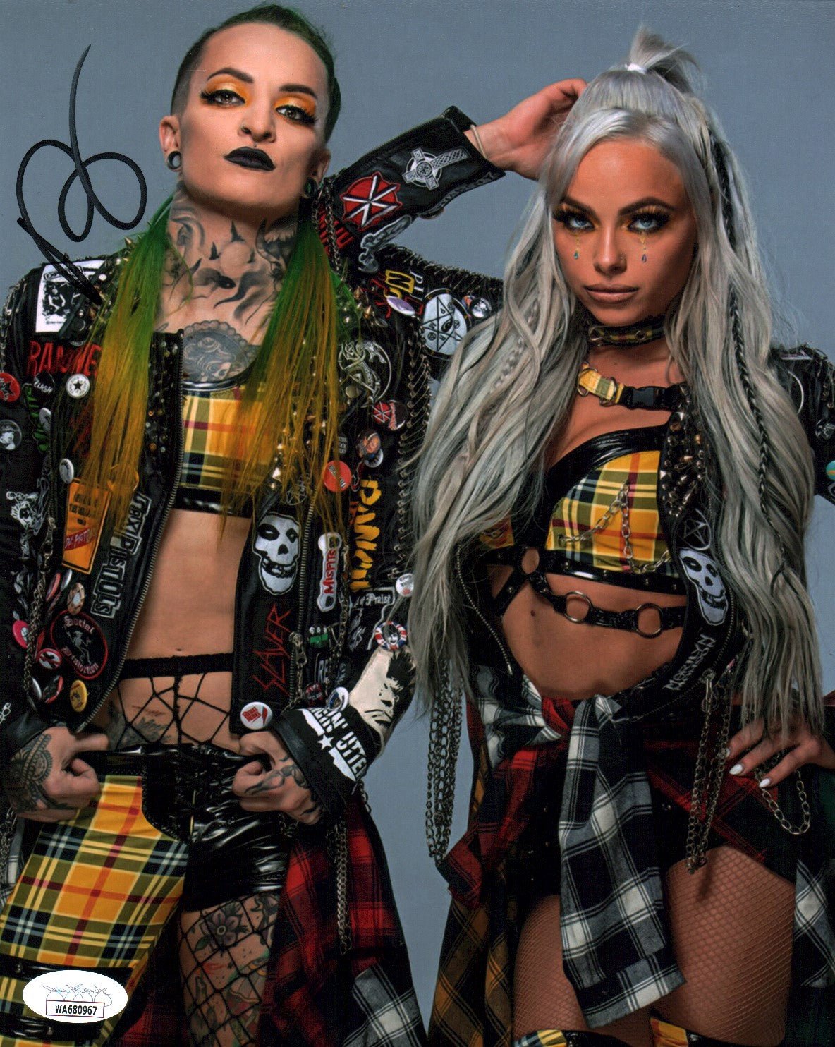 Autographed Photo Ruby Riott Ruby Soho Riott AEW Wrestling 8x10 Signed Photo JSA Certified Autograp