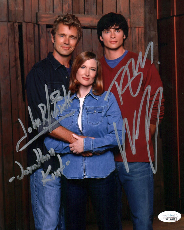 Smallville 8x10 Signed Photo Schneider Welling JSA Certified Autograph