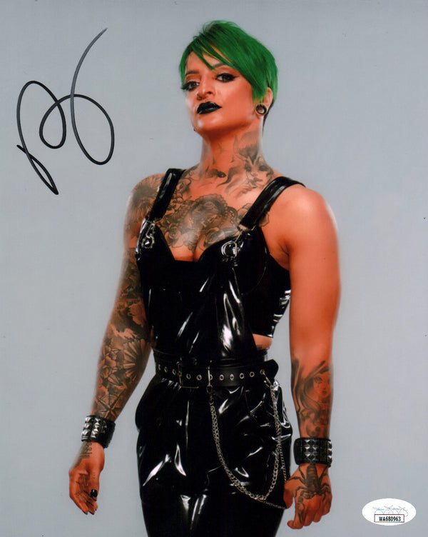 Ruby Soho Riott AEW Wrestling 8x10 Signed Photo JSA Certified Autograph GalaxyCon