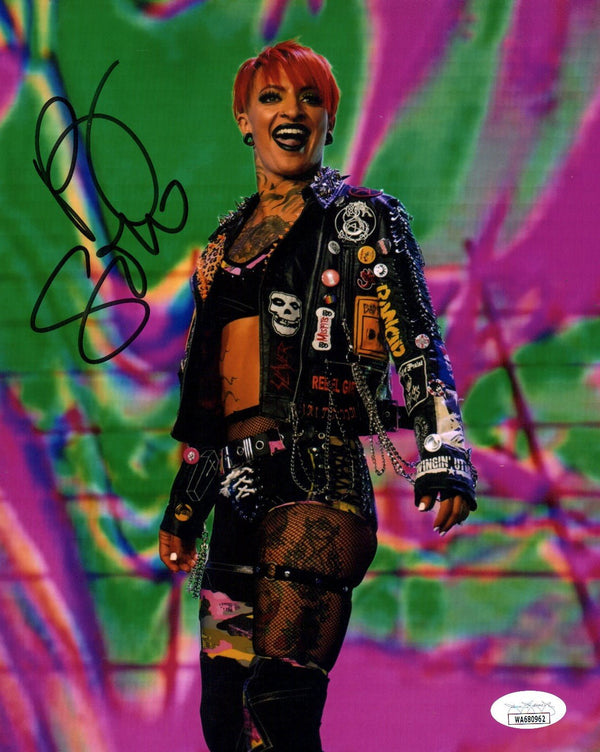 Ruby Soho Riott AEW Wrestling 8x10 Signed Photo JSA Certified Autograp