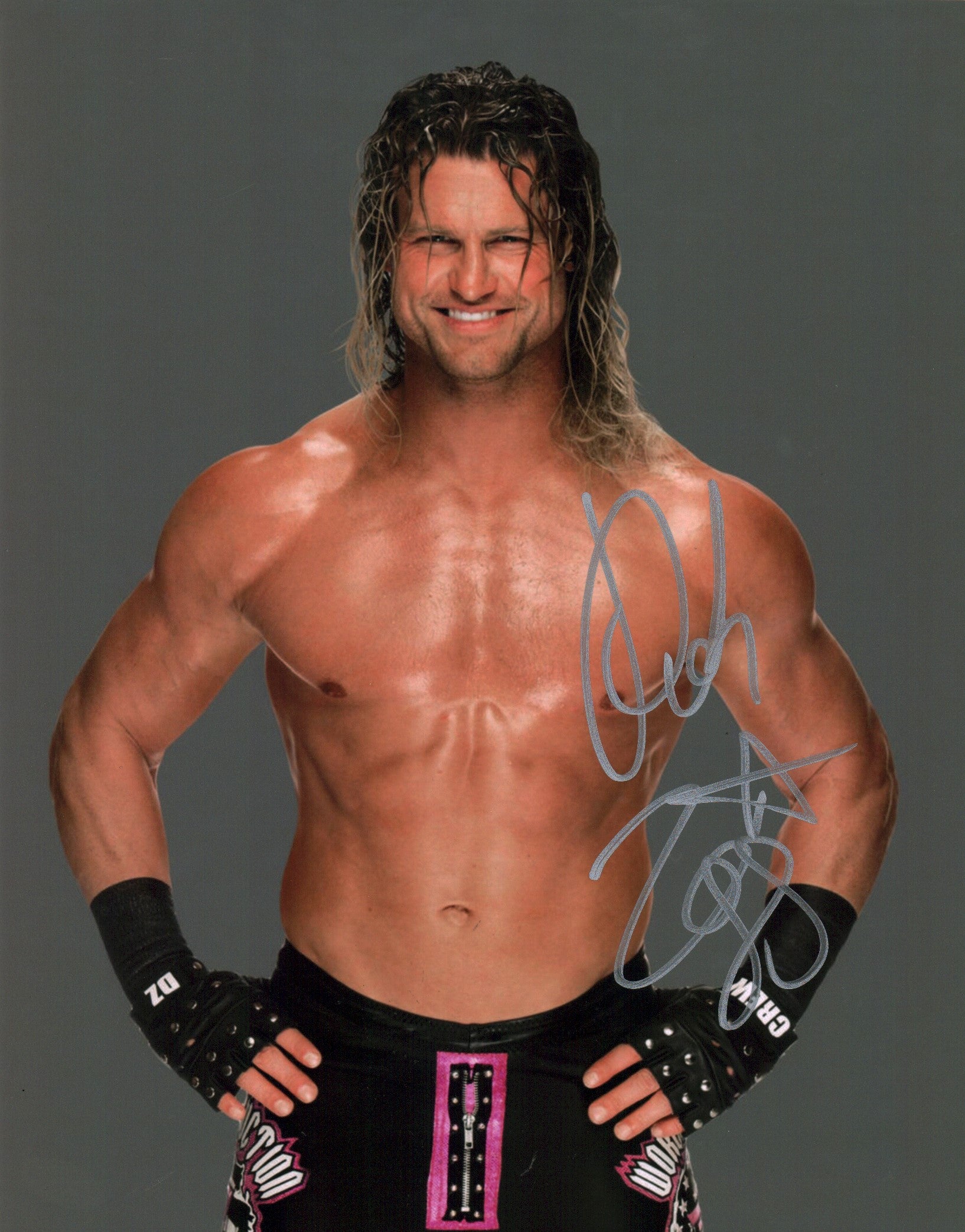 Dolph Ziggler WWE Wrestling 11x14 Signed Photo Poster JSA Certified Autograph