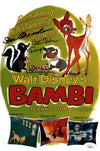 Bambi 8x12 Cast Photo Signed x3 Signed Behn Dunagan Alexander JSA Certified Autograph