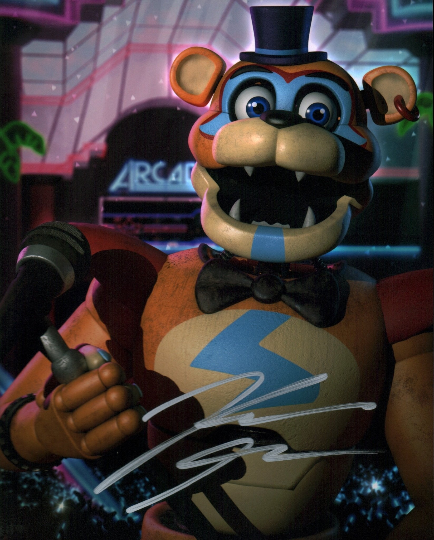 Kellen Goff Five Nights at Freddy's 8x10 Signed Photo JSA Certified Autograph