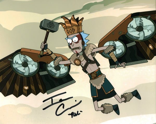 Ian Cardoni Rick and Morty 8x10 Photo Signed JSA Certified Autograph