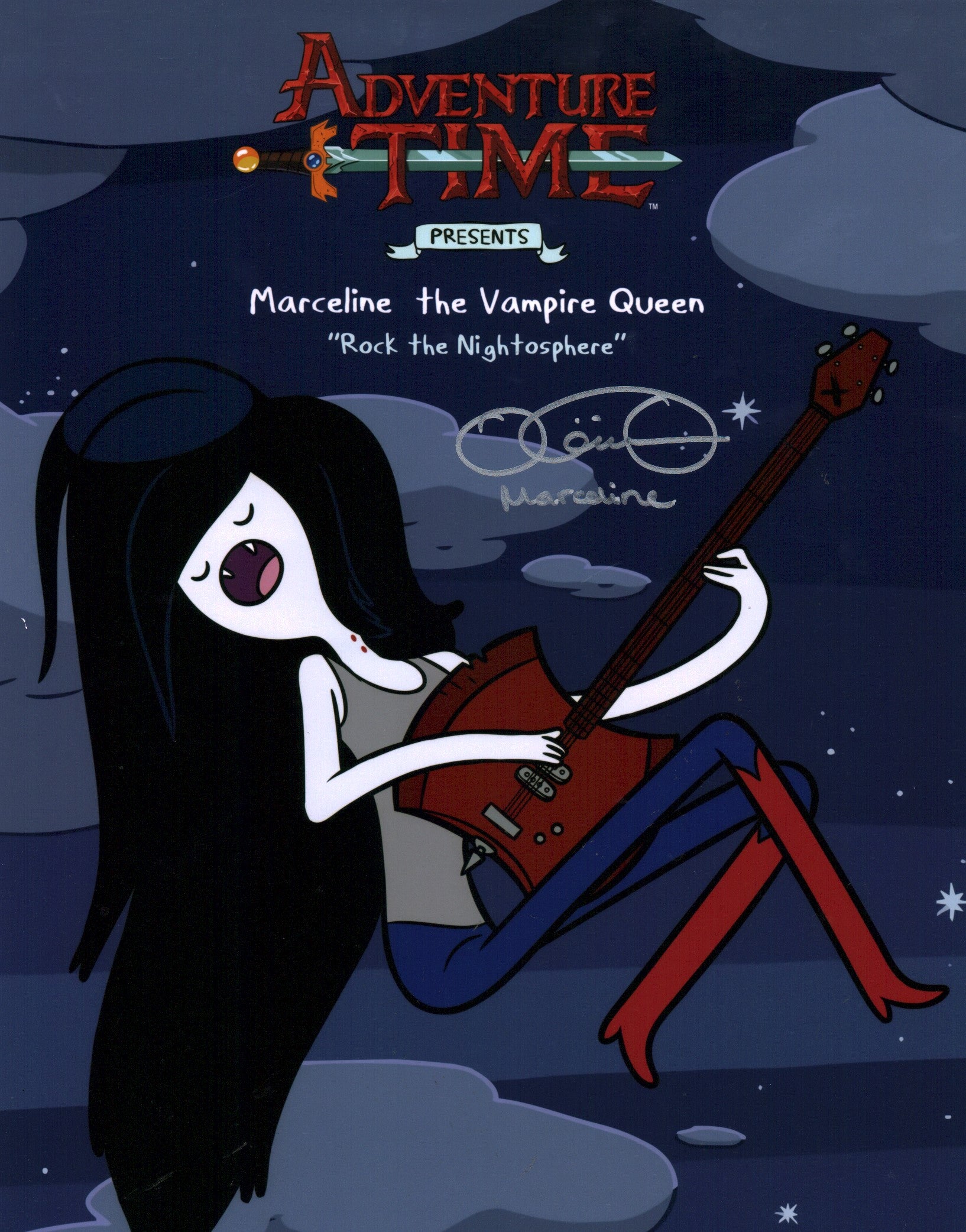 Olivia Olson Adventure Time 11x14 Signed Photo Poster JSA Certified Autograph