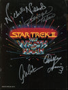 Star Trek II: The Wrath of Khan Souvenir Programs: Movie Special 82-5 Cast x4 Signed Shatner, Nichols, Koenig, Takei JSA Certified Autograph