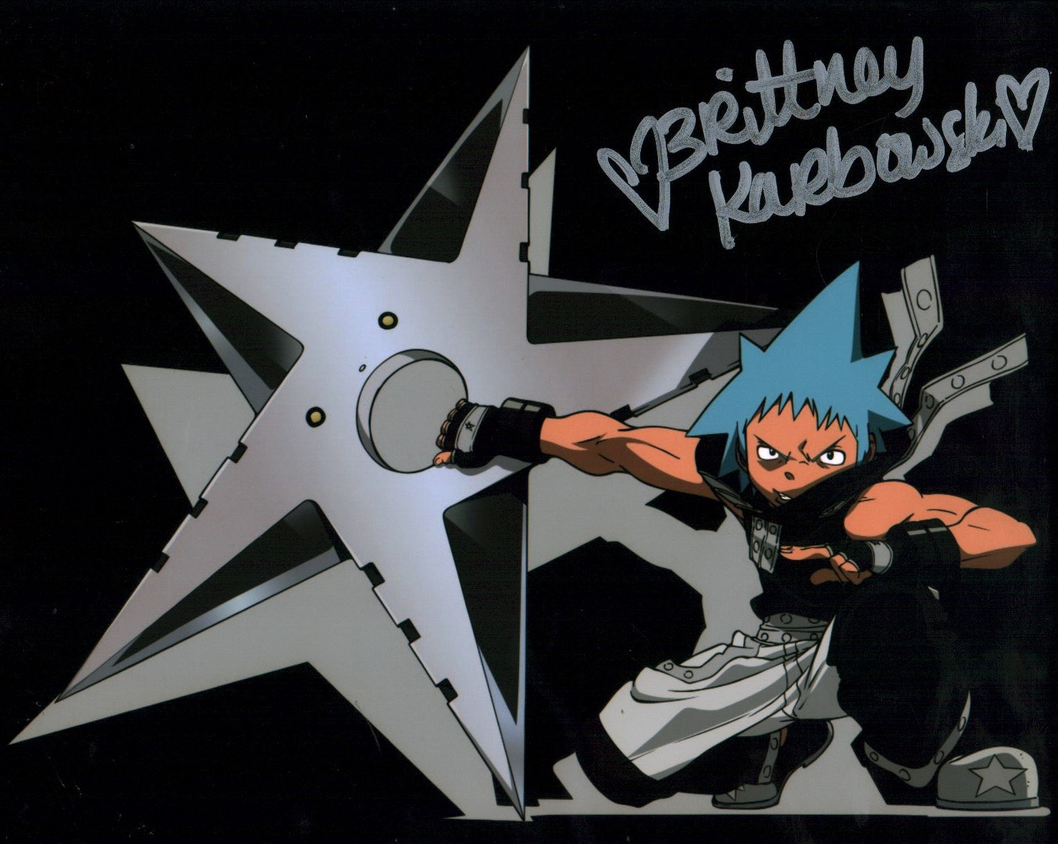 Brittney Karbowski Soul Eater 8x10 Signed Photo JSA Certified Autograph GalaxyCon