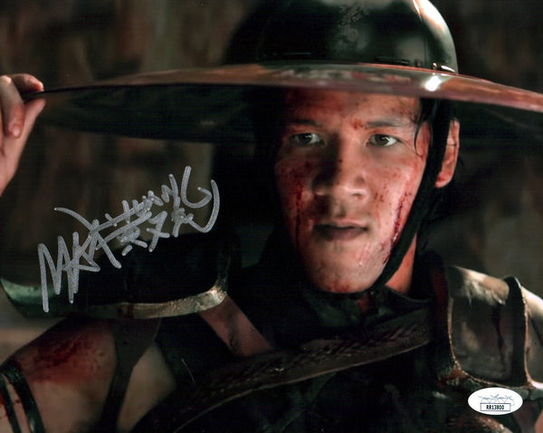 Max Huang Mortal Kombat 8x10 Signed Photo JSA Certified Autograph GalaxyCon