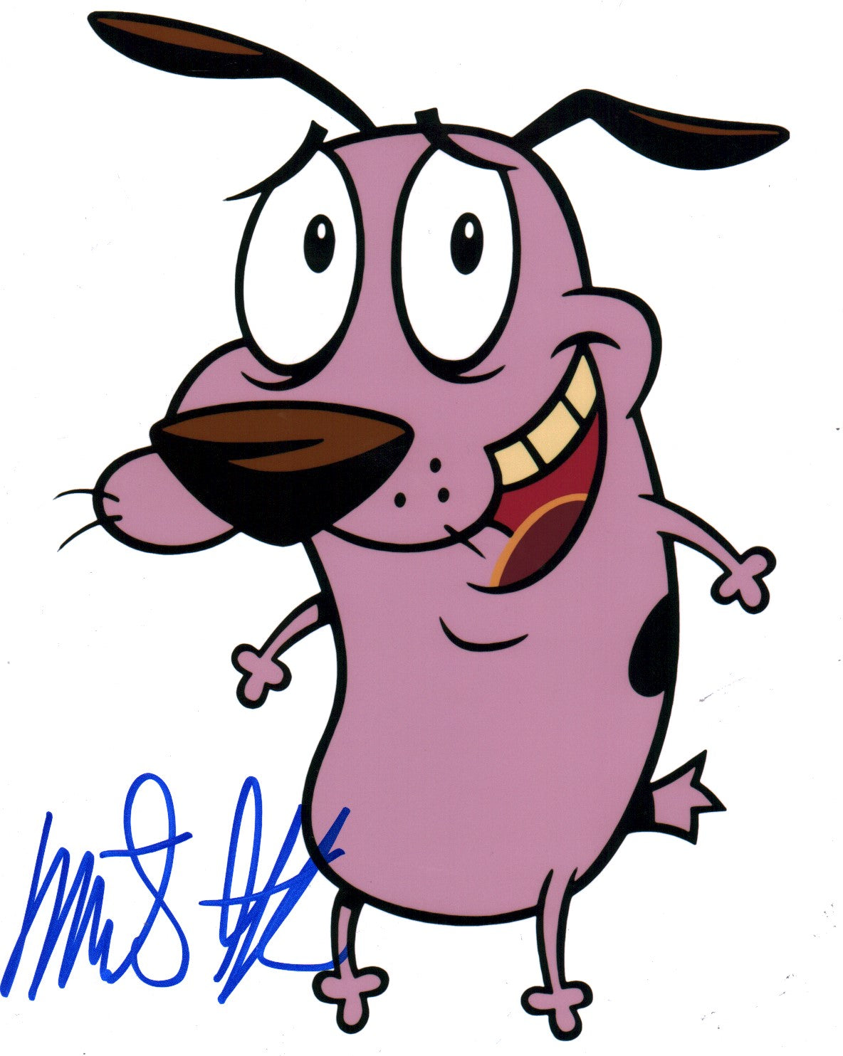 Marty Grabstein Courage the Cowardly Dog 8x10 Signed Photo JSA Certified Autograph GalaxyCon