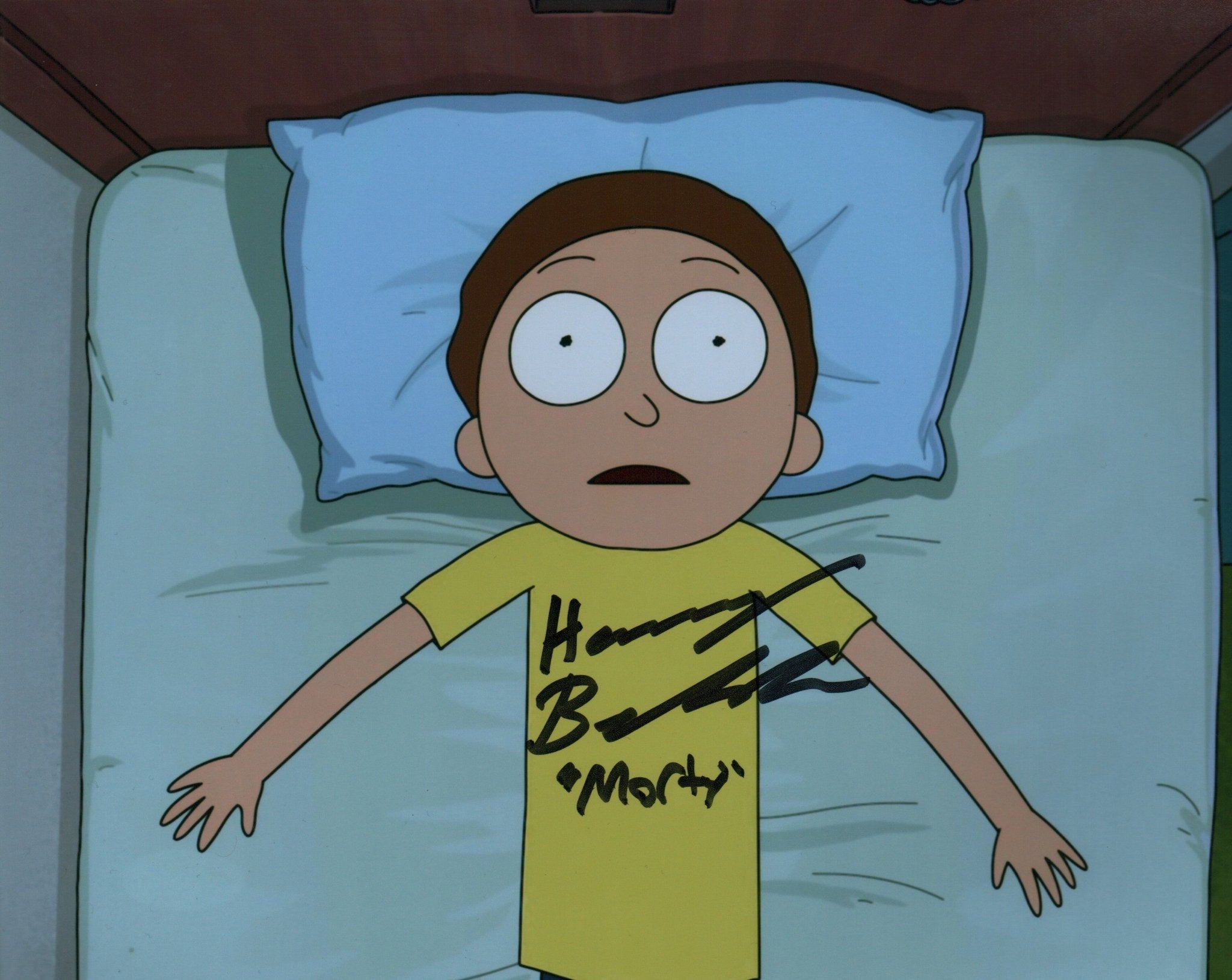 Harry Beldon Harry Belden Rick and Morty 8x10 Photo Signed JSA Certified Autograph