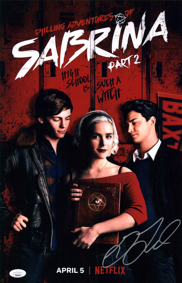 Gavin Leatherwood Chilling Adventures of Sabrina 11x17 Signed Photo Poster JSA COA Certified Autograph GalaxyCon