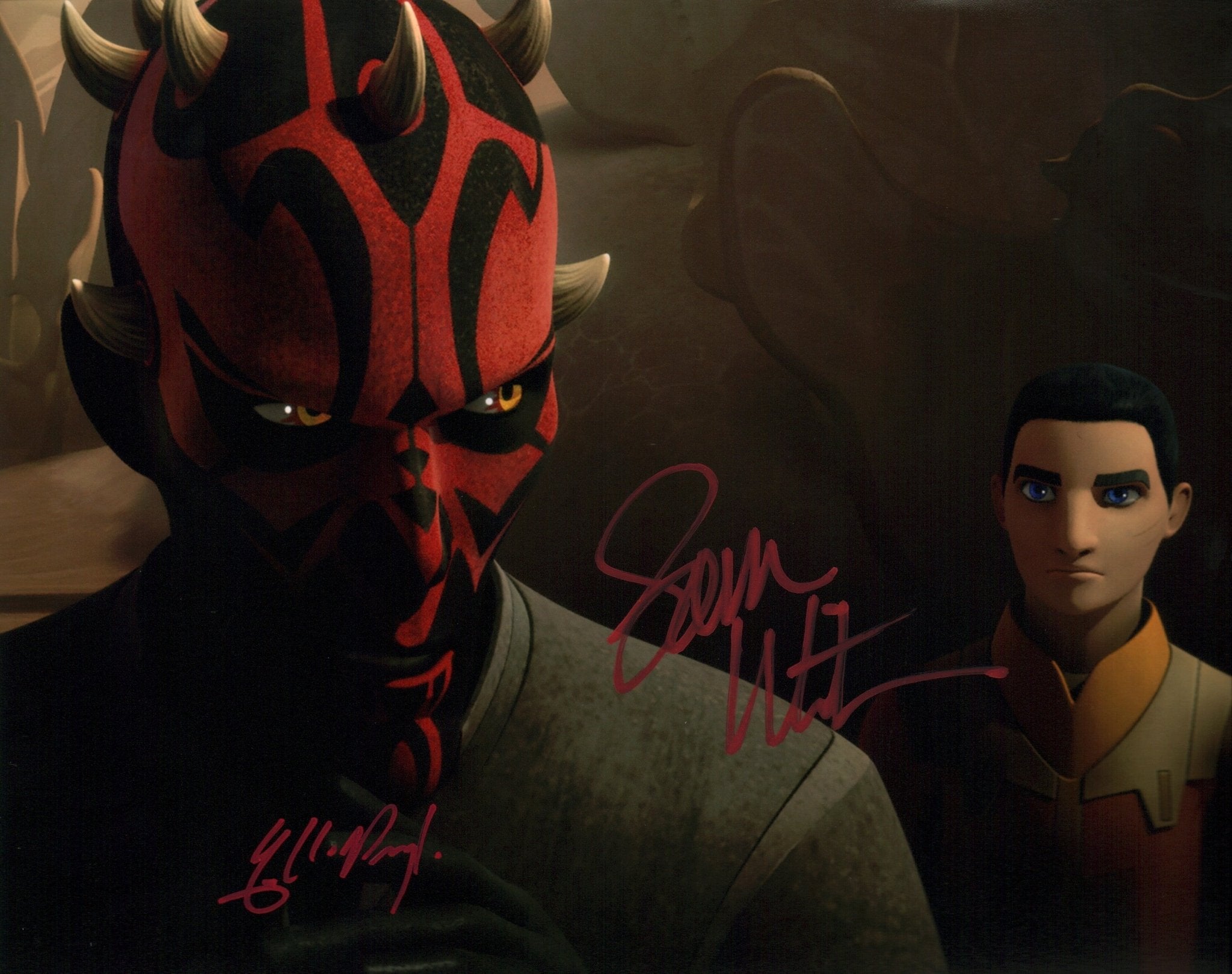 Star Wars 8x10 Photo Witwer, Prinze Jr Signed JSA Certified Autograph
