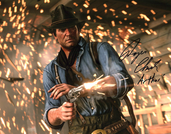 Roger Clark Red Dead Redemption 2 11x14 Signed Photo JSA Certified Autograph