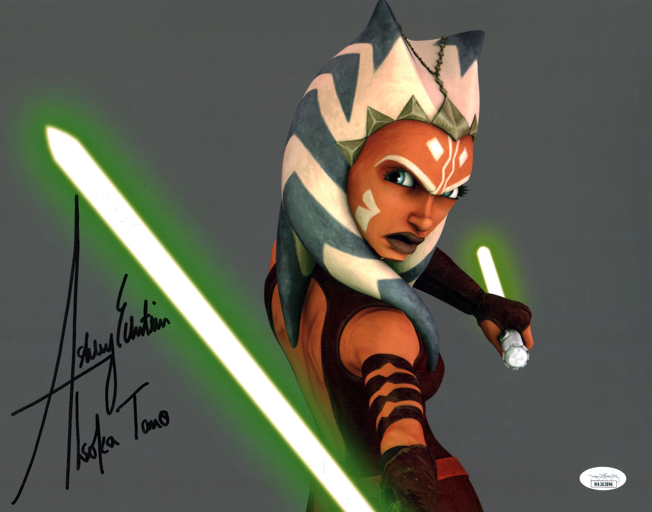 Ashley Eckstein Star Wars 11x14 Signed Photo Poster JSA COA Certified Autograph