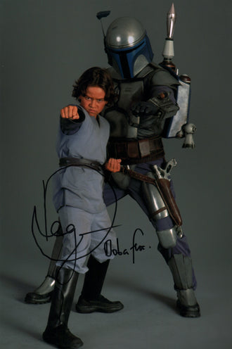 Daniel Logan Star Wars 8x12 Signed Photo JSA Certified Autograph