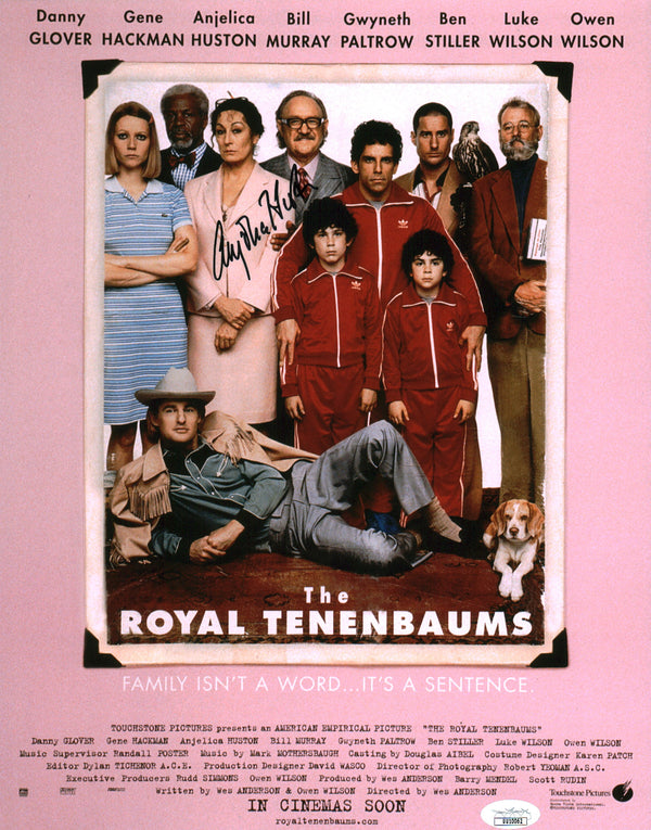 Anjelica Huston Royal Tenenbaums 11x14 Photo Poster Signed JSA Certified Autograph