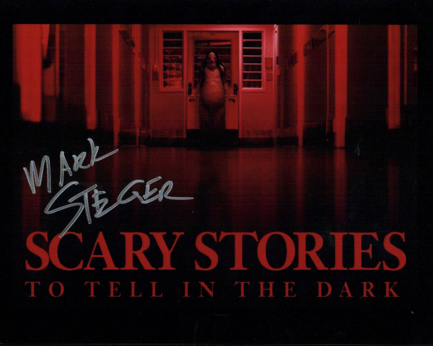 Mark Steger Scary Stories to Tell in the Dark 8x10 Signed Photo JSA Certified Autograph