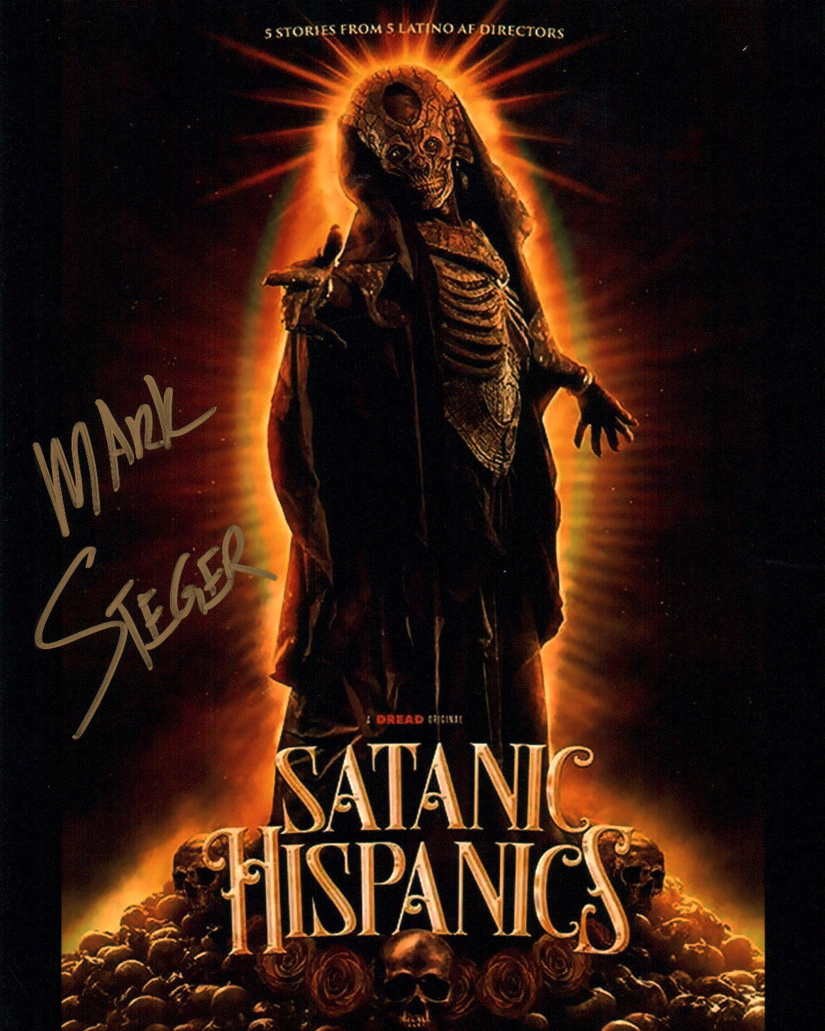 Mark Steger Satanic Hispanics 8x10 Signed Photo JSA Certified Autograph